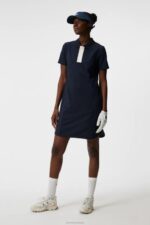 Denise Dress Navy Women J.Lindeberg Clothing 66XF1662 - Image 2