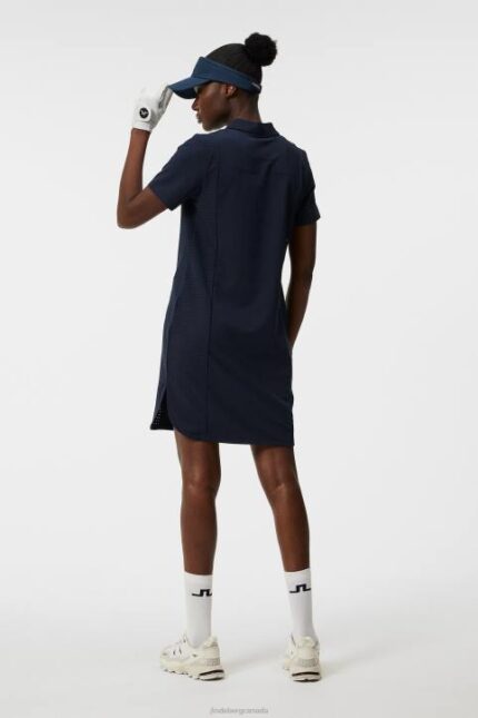 Denise Dress Navy Women J.Lindeberg Clothing 66XF1662