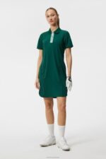 Denise Dress Rain Forest Women J.Lindeberg Clothing 66XF1663 - Image 2