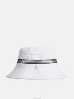 Denver Stripe Bucket Hat White Men J.Lindeberg Accessory 66XF770