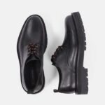 Derby Leather Shoe Black Men J.Lindeberg Footwear 66XF2542