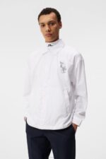 Dex Nyc Golf Jacket White Men J.Lindeberg Clothing 66XF687