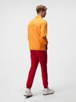 Diamond Coach Jacket Russet Orange Men J.Lindeberg Clothing 66XF729 - Image 2