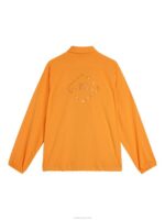 Diamond Coach Jacket Russet Orange Men J.Lindeberg Clothing 66XF729 - Image 6