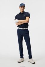 Diamond Pant Navy Men J.Lindeberg Clothing 66XF418 - Image 2