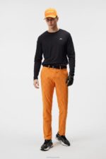 Diamond Pant Russet Orange Men J.Lindeberg Clothing 66XF416 - Image 2