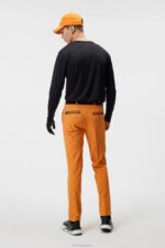 Diamond Pant Russet Orange Men J.Lindeberg Clothing 66XF416