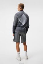 Diamond Seamless Mid Layer Navy Men J.Lindeberg Clothing 66XF645