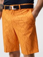 Diamond Shorts Russet Orange Men J.Lindeberg Clothing 66XF448 - Image 3