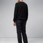 Diamond Sweater Black Men J.Lindeberg Clothing 66XF2340