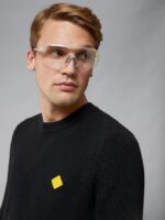 Diamond Sweater Black Men J.Lindeberg Clothing 66XF2340 - Image 3