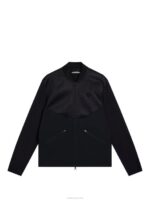 Diamond Tech Bomber Black Men J.Lindeberg Clothing 66XF715 - Image 6
