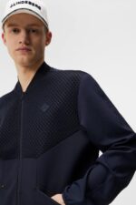 Diamond Tech Bomber Navy Men J.Lindeberg Clothing 66XF716 - Image 4