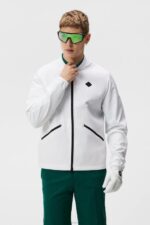 Diamond Tech Bomber White Men J.Lindeberg Clothing 66XF714