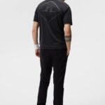 Diamond Tee Black Men J.Lindeberg Clothing 66XF173