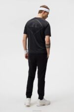 Diamond Tee Black Men J.Lindeberg Clothing 66XF173