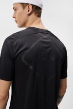 Diamond Tee Black Men J.Lindeberg Clothing 66XF173 - Image 3