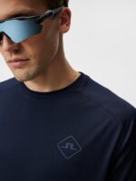 Diamond Tee Navy Men J.Lindeberg Clothing 66XF172 - Image 3