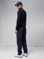 Diamond Zip Sweater Navy Men J.Lindeberg Clothing 66XF2341
