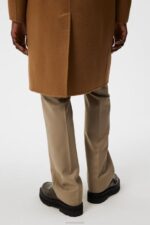 Diego Wool Coat Chipmunk Men J.Lindeberg Clothing 66XF915 - Image 4