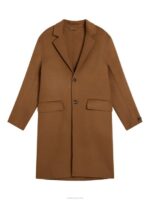 Diego Wool Coat Chipmunk Men J.Lindeberg Clothing 66XF915 - Image 5