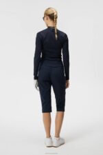 Dilara Capri Pant Navy Women J.Lindeberg Clothing 66XF1738 - Image 2