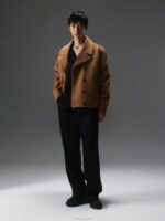 Don Double Breasted Jacket Chipmunk Men J.Lindeberg Clothing 66XF2380 - Image 3