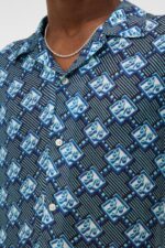 Donso Diamond Boxy Shirt Navy Men J.Lindeberg Clothing 66XF1172 - Image 5