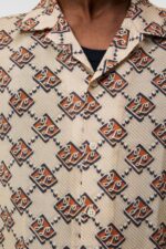 Donso Diamond Boxy Shirt Safari Beige Men J.Lindeberg Clothing 66XF1171 - Image 5