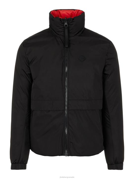 Dorn Reversible Puffer Jacket Black Men J.Lindeberg Clothing 66XF2470 - Image 6