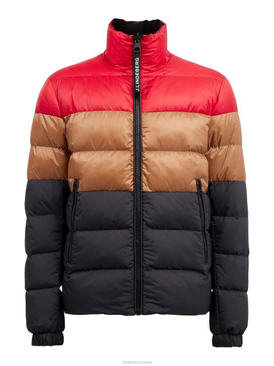 Dorn Reversible Puffer Jacket Black Men J.Lindeberg Clothing 66XF2470 - Image 7