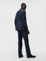 Doryl Jacquard Blazer Navy Men J.Lindeberg Clothing 66XF1226