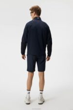 Dotted Hybrid Wind Jacket Navy Men J.Lindeberg Clothing 66XF731
