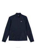 Dotted Hybrid Wind Jacket Navy Men J.Lindeberg Clothing 66XF731 - Image 6