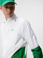 Dotted Hybrid Wind Jacket White Men J.Lindeberg Clothing 66XF730 - Image 3