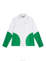 Dotted Hybrid Wind Jacket White Men J.Lindeberg Clothing 66XF730 - Image 5