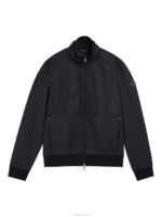 Dovid Hybrid Jacket Black Men J.Lindeberg Clothing 66XF1075 - Image 5