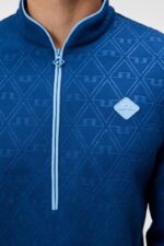 Drumstick Mid Layer Estate Blue Men J.Lindeberg Clothing 66XF511 - Image 5