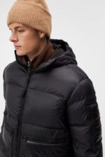 Duke Down Jacket Black Men J.Lindeberg Clothing 66XF914 - Image 4