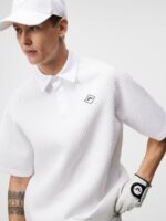 Dune Polo White Men J.Lindeberg Clothing 66XF163 - Image 3