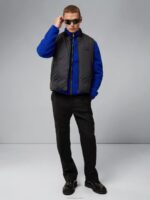 Dwayne Reversible Vest Black Men J.Lindeberg Clothing 66XF2406 - Image 3