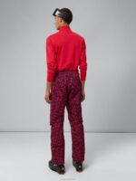 Eclipse Print Pant Bridge Swirl Red Men J.Lindeberg Clothing 66XF1308 - Image 2
