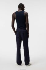 Ed Rib Knit Tank Navy Men J.Lindeberg Clothing 66XF1031 - Image 2