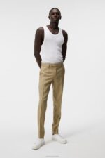 Ed Rib Knit Tank White Men J.Lindeberg Clothing 66XF1030 - Image 3