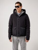 Edmund Ski Jacket Black Men J.Lindeberg Clothing 66XF2480