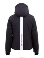 Edmund Ski Jacket Black Men J.Lindeberg Clothing 66XF2480 - Image 7