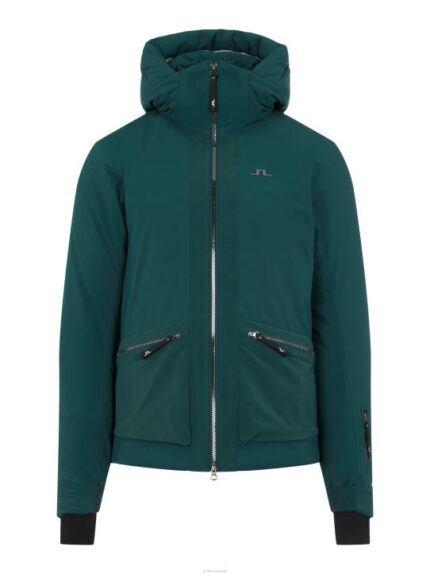 Edmund Ski Jacket Treeline Green Men J.Lindeberg Clothing 66XF2482