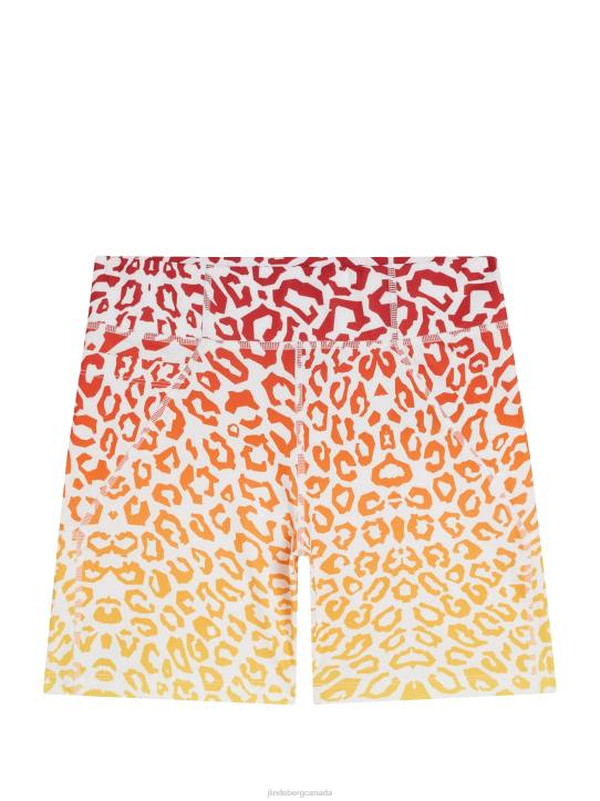 Ekon Print Short Tights Leo Reflect Sunset Women J.Lindeberg Clothing 66XF1855 - Image 5