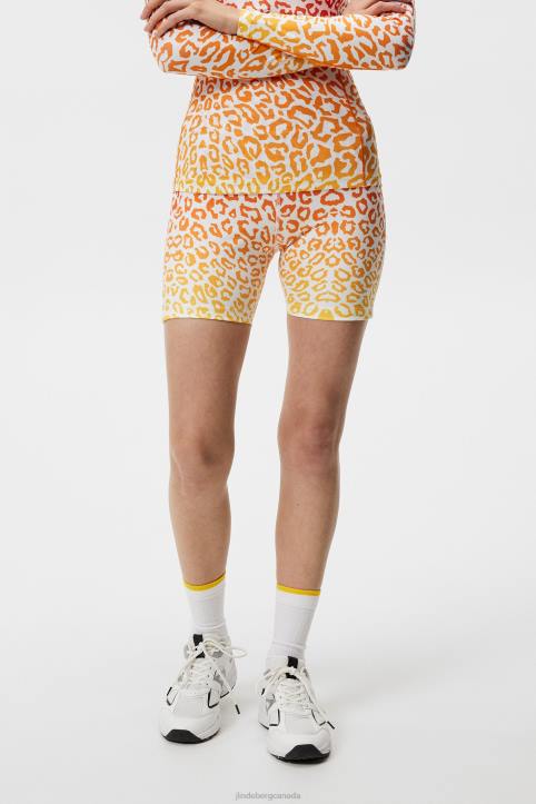 Ekon Print Short Tights Leo Reflect Sunset Women J.Lindeberg Clothing 66XF1855 - Image 1