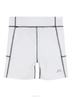 Ekon Short Tights White Women J.Lindeberg Clothing 66XF1851 - Image 6